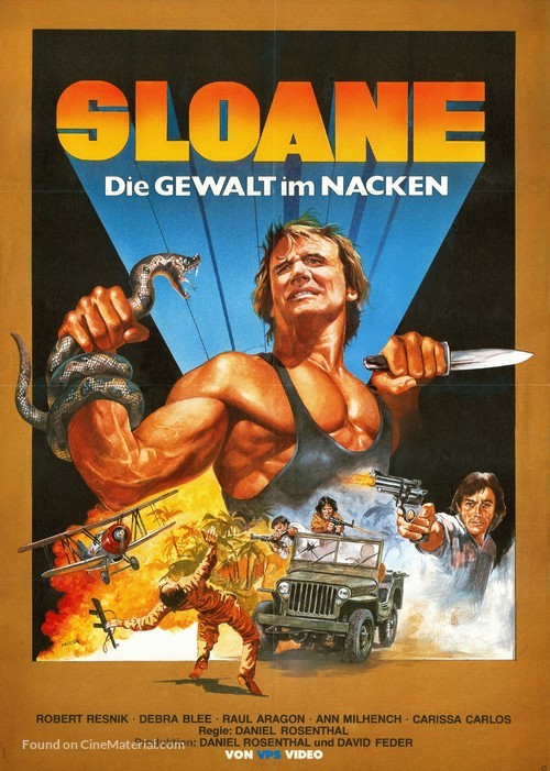 Sloane - German VHS movie cover