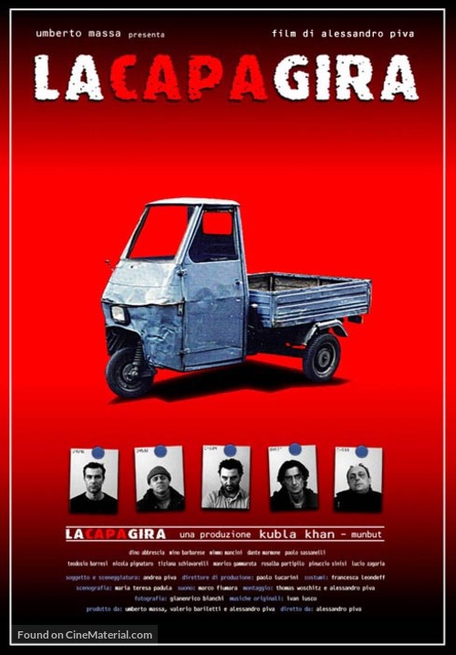 LaCapaGira - Italian Movie Poster