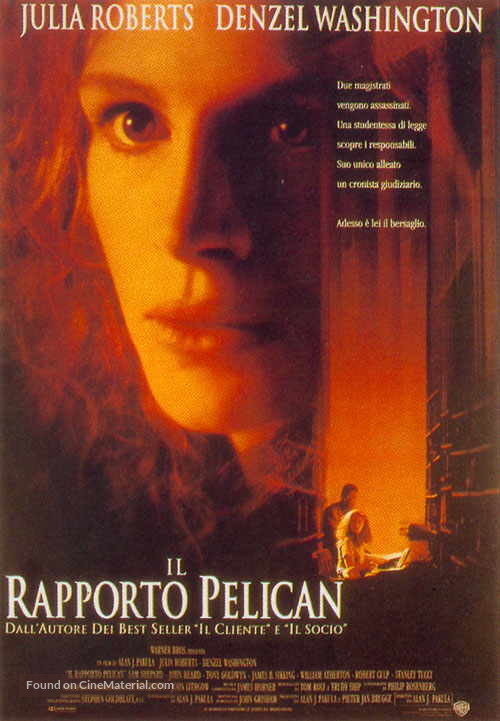 The Pelican Brief - Italian Movie Poster