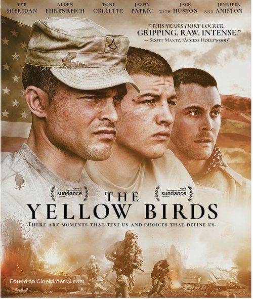 The Yellow Birds - Blu-Ray movie cover