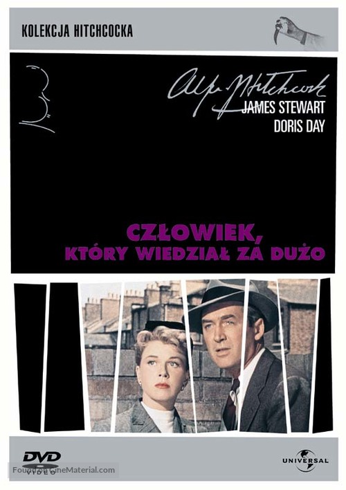 The Man Who Knew Too Much - Polish DVD movie cover