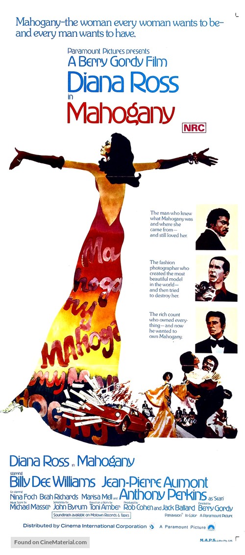 Mahogany - Australian Movie Poster