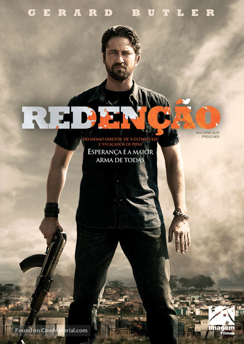 Machine Gun Preacher - Brazilian DVD movie cover