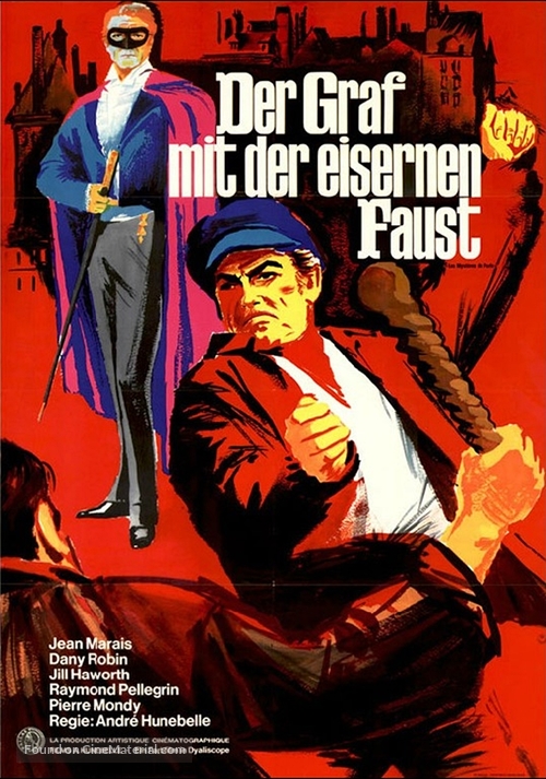 Myst&egrave;res de Paris, Les - German Movie Poster