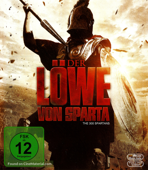 The 300 Spartans - German Blu-Ray movie cover