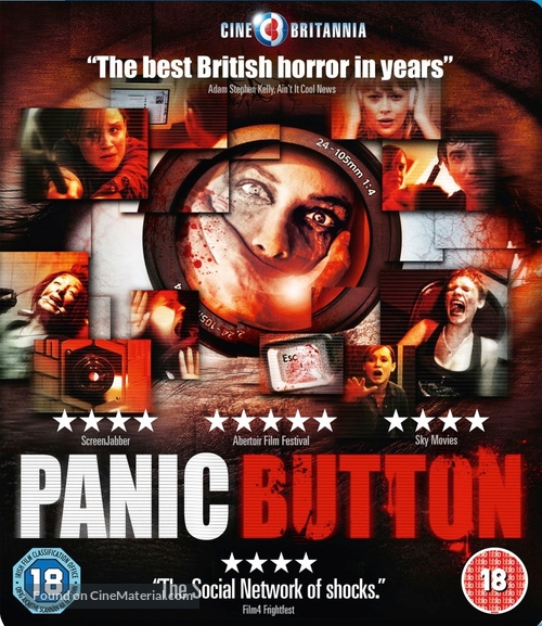 Panic Button - British Blu-Ray movie cover