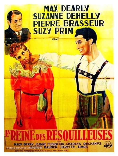 La reine des resquilleuses - French Movie Poster