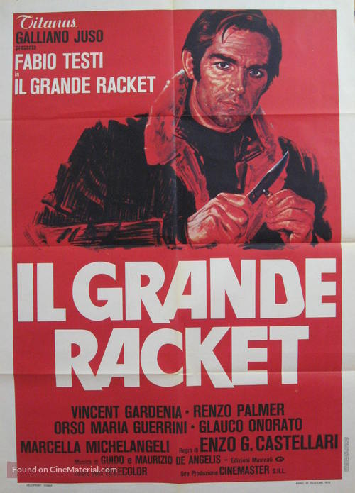 Il grande racket - Italian Movie Poster