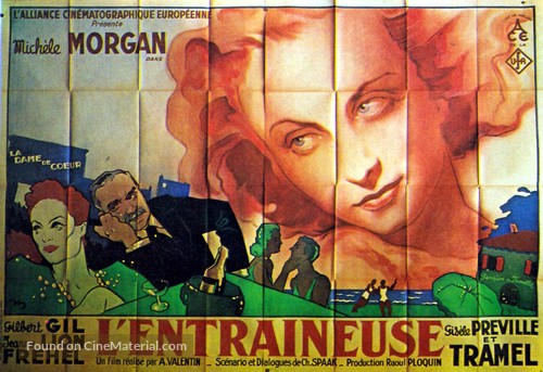 L&#039;entra&icirc;neuse - French Movie Poster