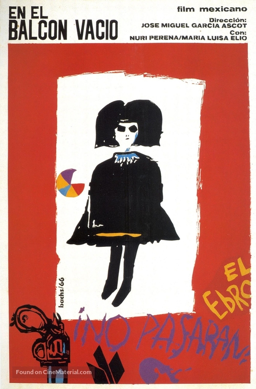 En el balc&oacute;n vac&iacute;o - Mexican Movie Poster