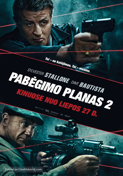 Escape Plan 2: Hades - Lithuanian Movie Poster