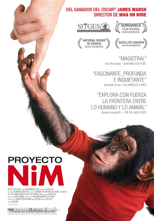 Project Nim - Spanish Movie Poster