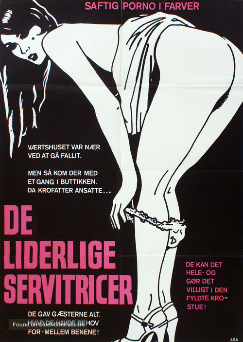 La soubrette perverse - Danish Movie Poster