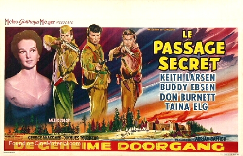Mission of Danger - Belgian Movie Poster
