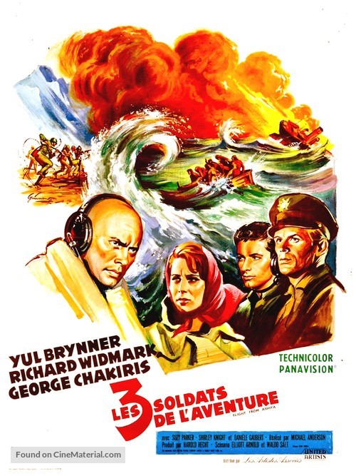 Flight from Ashiya - French Movie Poster