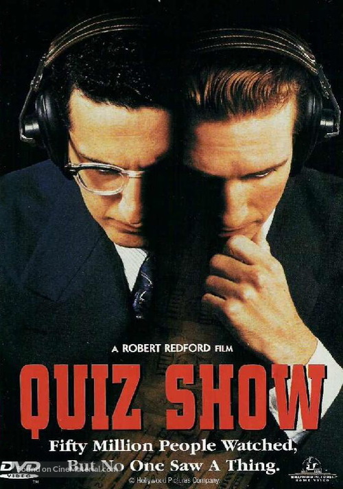 Quiz Show - DVD movie cover