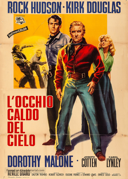 The Last Sunset - Italian Movie Poster