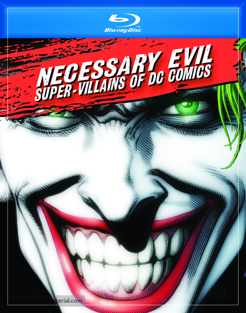 Necessary Evil: Villains of DC Comics - Blu-Ray movie cover