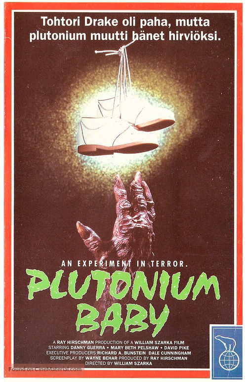 Plutonium Baby - Finnish VHS movie cover