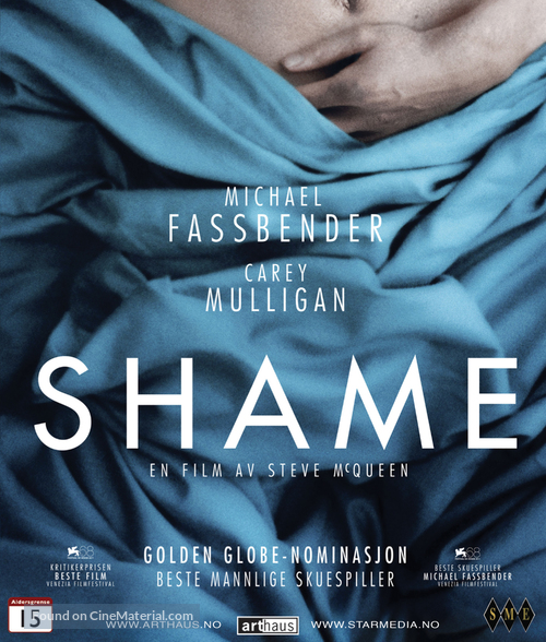 Shame - Norwegian Blu-Ray movie cover