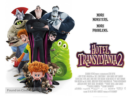 Hotel Transylvania 2 - British Movie Poster