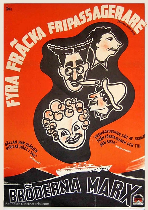 Monkey Business - Finnish Movie Poster