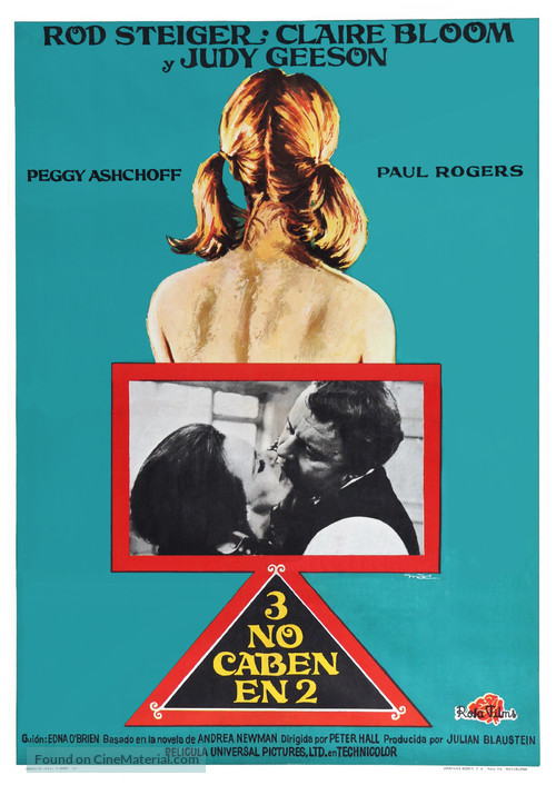 Three Into Two Won&#039;t Go - Spanish Movie Poster