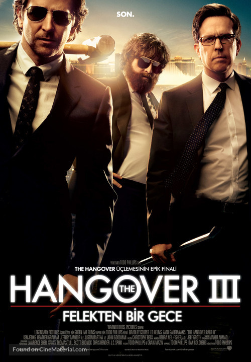 The Hangover Part III - Turkish Movie Poster