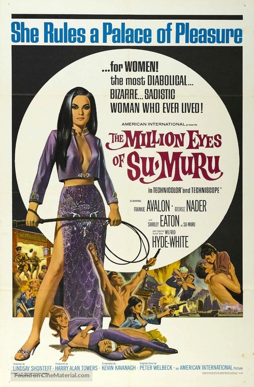 The Million Eyes of Sumuru - Movie Poster