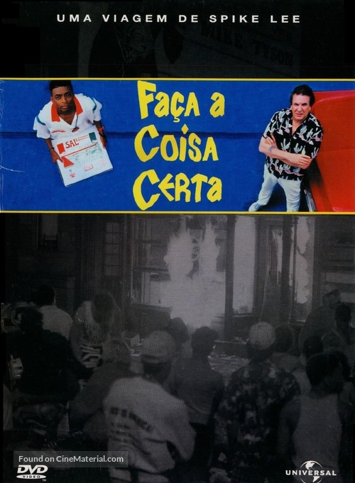 Do The Right Thing - Brazilian DVD movie cover