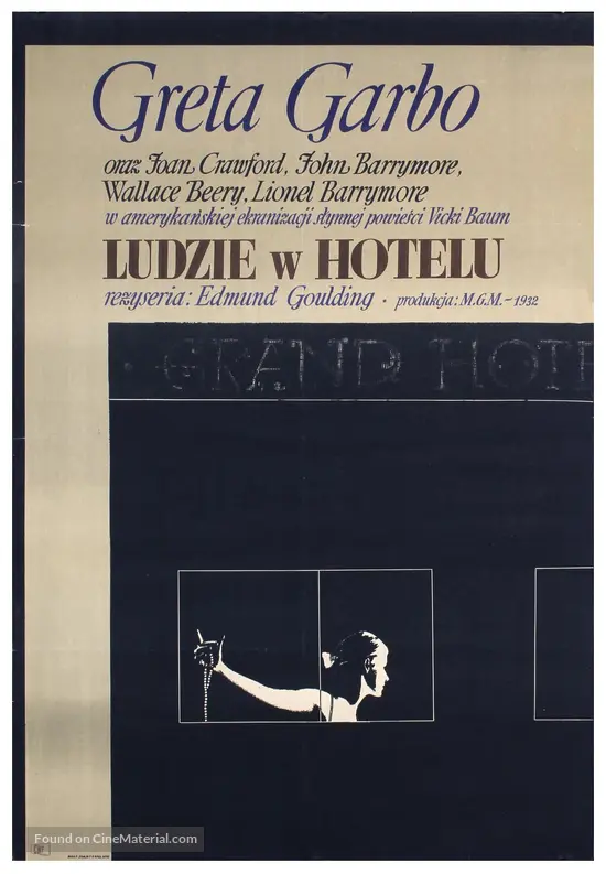 Grand Hotel - Polish Movie Poster