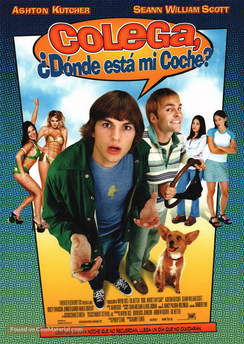 Dude, Where&#039;s My Car? - Spanish Movie Poster