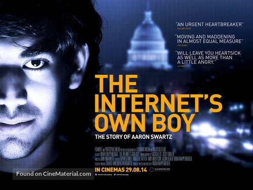 The Internet&#039;s Own Boy: The Story of Aaron Swartz - British Movie Poster