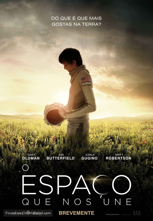 The Space Between Us - Portuguese Movie Poster