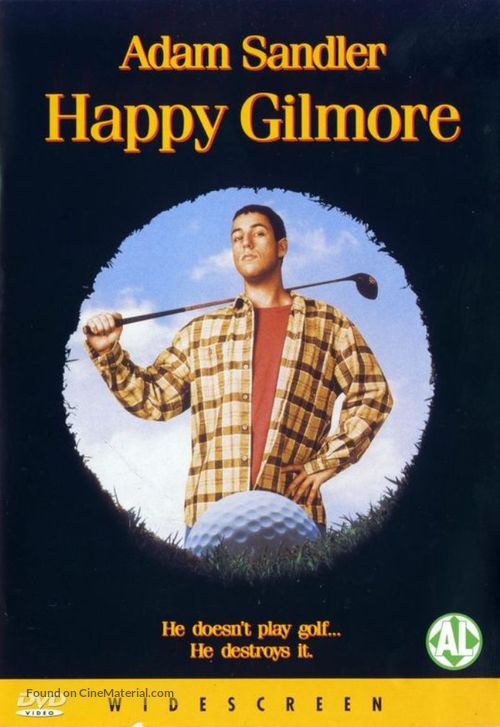 Happy Gilmore - Dutch DVD movie cover
