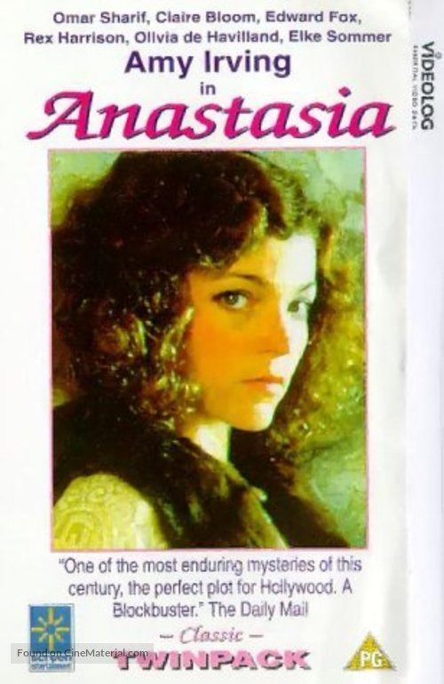 Anastasia: The Mystery of Anna - British VHS movie cover