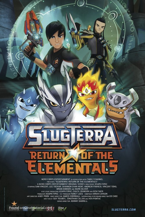 Slugterra: Return of the Elementals - Canadian Movie Poster