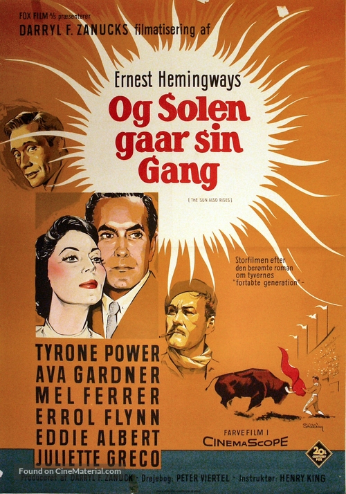 The Sun Also Rises - Danish Movie Poster