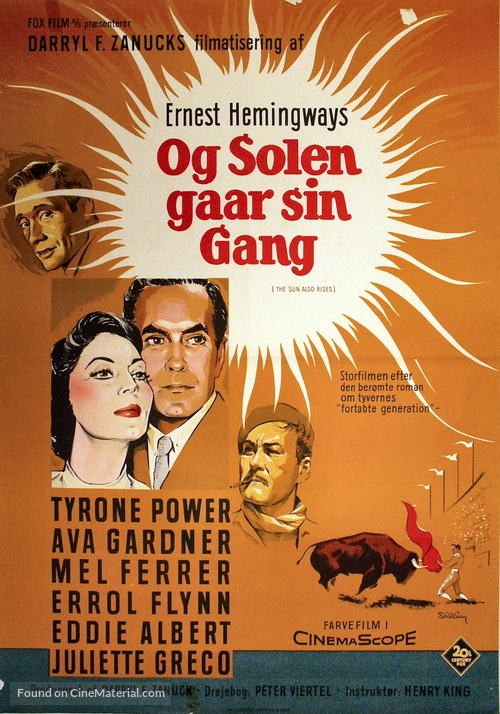 The Sun Also Rises - Danish Movie Poster