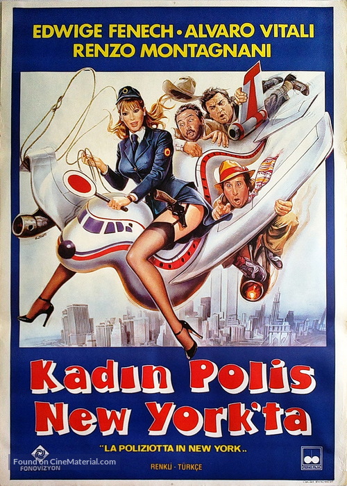 La poliziotta a New York - Turkish Movie Poster