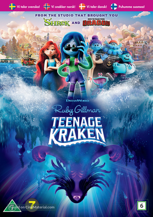 Ruby Gillman, Teenage Kraken - Danish DVD movie cover