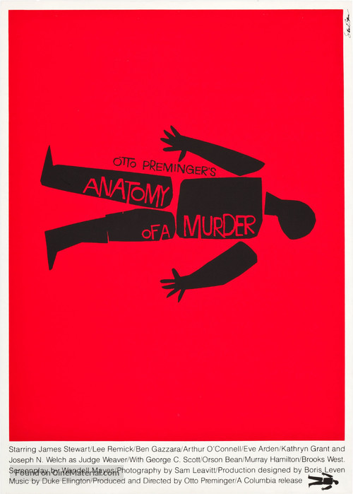 Anatomy of a Murder - Movie Poster