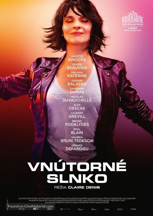 Un beau soleil int&eacute;rieur - Slovak Movie Poster