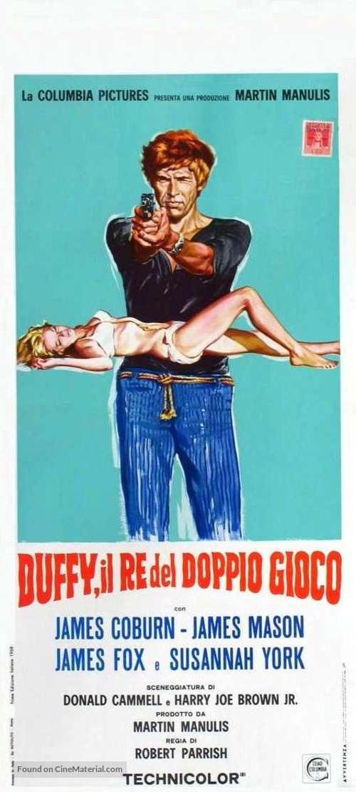 Duffy - Italian Movie Poster