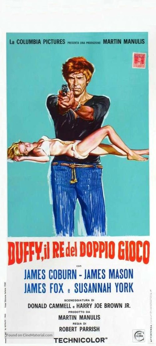 Duffy - Italian Movie Poster