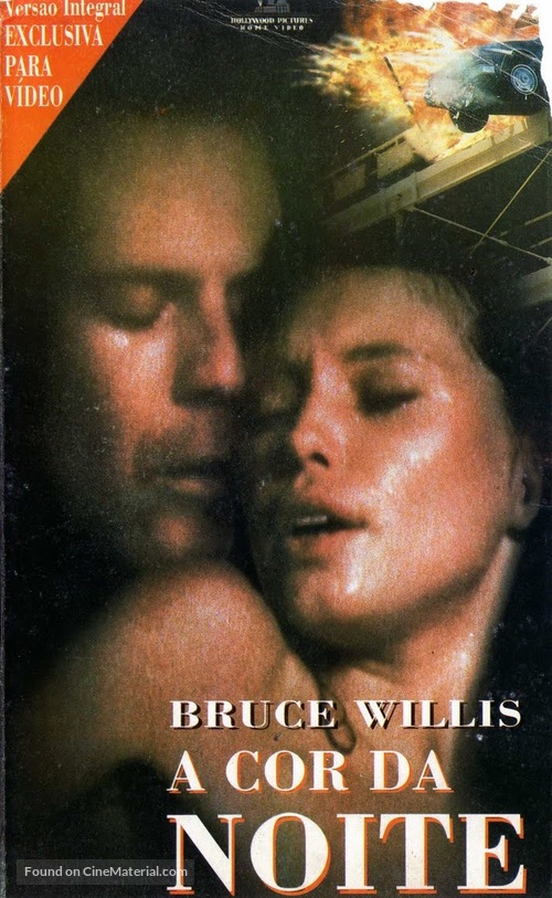 Color of Night - Brazilian VHS movie cover
