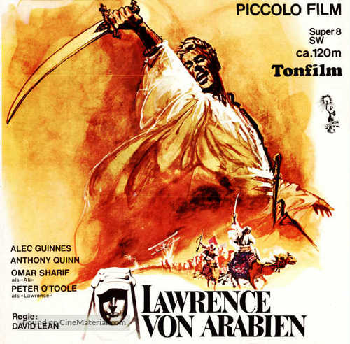 Lawrence of Arabia - German Movie Cover