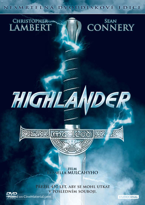Highlander - Czech DVD movie cover