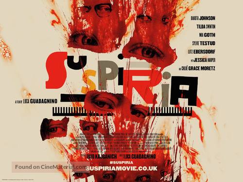 Suspiria - British Theatrical movie poster