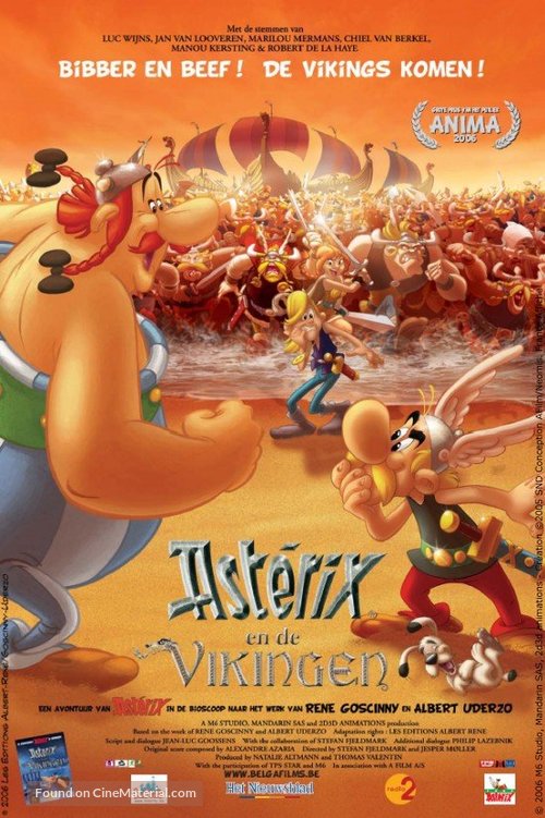 Ast&egrave;rix et les Vikings - Dutch poster